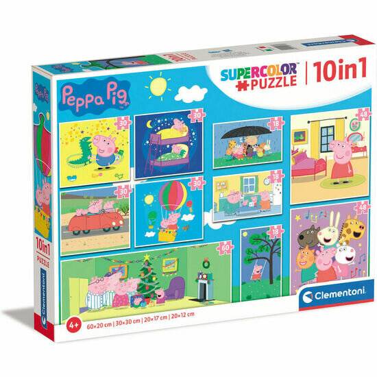 Peppa Pig-Puzzle 18+30+48+60 Teile