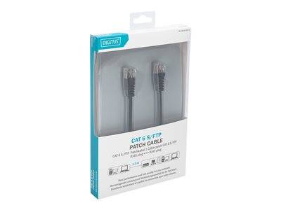 DIGITUS Patchkabel, CAT6, RJ45 St/St, 1.0m, S-FTP, LSZH Multimedia-Technik Cat6 Kabel