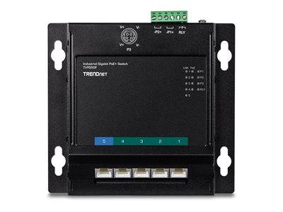 TRENDnet Industrie Switch 5 Port Gbit Unman. PoE+ FA Metal Multimedia-Technik Switche