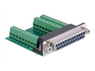 DELOCK Adapter Terminalblock 27Pin -> D-Sub25 Buchse Multimedia-Technik