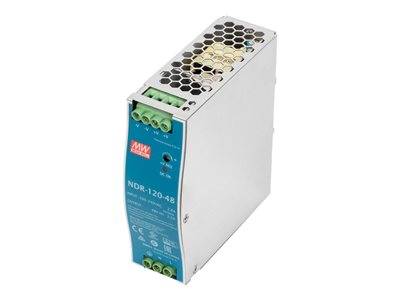 DIGITUS industrielles Netzteil 48V DC 120W Metallgehäuse Multimedia-Technik 19 Zubehör