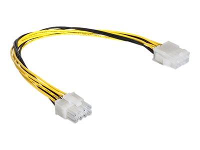 DELOCK Stromkabel 8pin EPS -> EPS St/Bu 0.30m Multimedia-Technik