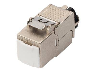 DIGITUS Keystone Jack Cat6A geschirmt Kabelmanager Set 24 St Multimedia-Technik