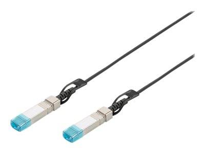 DIGITUS Kabel SFP+ 10G DAC 1.0m schwarz AWG 30 HPE Multimedia-Technik SFP