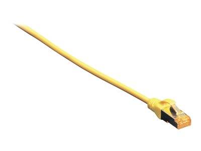 DIGITUS CAT 6A S/FTP Patchkabel, 0,5m, gelb Kabel Patchkabel RJ45 Cat.6