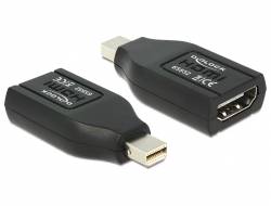 DELOCK Displayport Adapter mini DP -> HDMI St/Bu schw Multimedia-Technik Displayport-Adapter