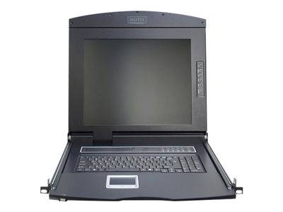 DIGITUS Modulare Konsole 17TFT,1-Port KVM&Touchpad,Deutschl Signalsteuerung KVM KVM Switches