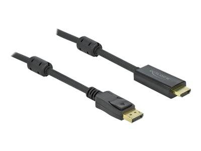 DELOCK DisplayPort 1.2 > HDMI Kabel 4K 60Hz 1,0m aktiv Multimedia-Technik Displayport-Kabel