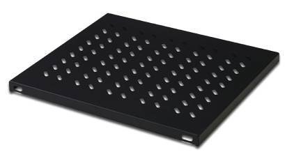 DIGITUS Fachboden 1HE 44x486x770mm bis 50kg schwarz Multimedia-Technik für 19