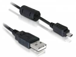 DELOCK Kamera Kabel USB2.0 Typ A -> Nikon UC-E6 8Pin Multimedia-Technik Video/VGA