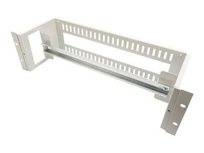 DIGITUS Hutschienenträger 3HE 19 (483mm) + Hutschiene grau Multimedia-Technik 19 Zubehör