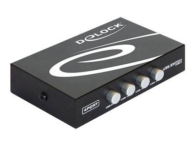 DELOCK USB Switch 4 Eingänge -> 1 Ausgang Multimedia-Technik Switche