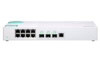QNAP QSW-308-1C Netzwerk-Switch Unmanaged Gigabit Ethernet (10/100/1000) Weiß Multimedia-Technik