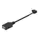 DIGITUS USB Adapter/Konverter,OTG,micro B/St-A/Bu,0,15m,sw Multimedia-Technik USB-Adapter