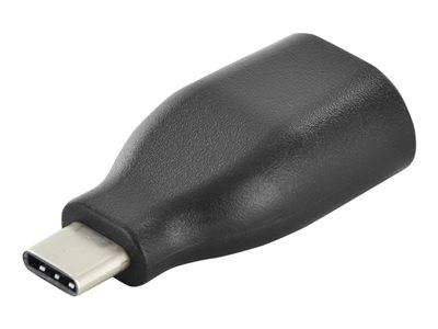 DIGITUS USB Type-C Adapter, - A-Buchse, schwarz Adapter / Konverter USB