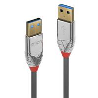Lindy 36625 USB Kabel USB 3.2 Gen 1 (3.1 Gen 1) 0,5 m USB A Grau Multimedia-Technik USB-Kabel