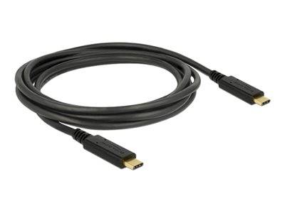 DELOCK Kabel USB 3.1 Gen1 C > C E-Marker 3A 2.0m schwarz Multimedia-Technik