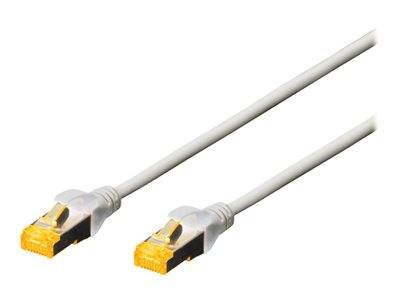DIGITUS Patchkabel Cat6a S/FTP 2xRJ45 0.25mgrau Hebelschutz Kabel RJ45 Cat.6