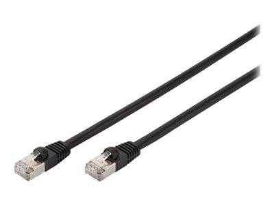 DIGITUS Patchkabel Cat6 S/FTP 2xRJ45 10.0m schwarz Outdoor Kabel RJ45 Cat.6