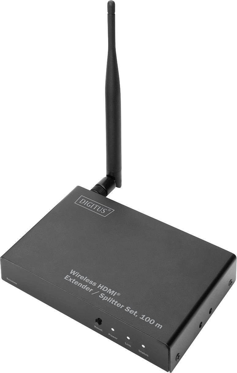 DIGITUS Empfängereinheit f. WLAN HDMI Splitter Extender Set Multimedia-Technik Wireless