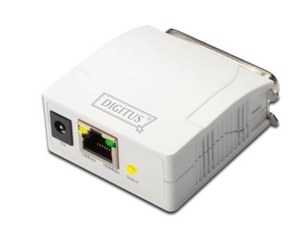 DIGITUS Printserver Fast Ethernet, 1-Port parallel Multimedia-Technik