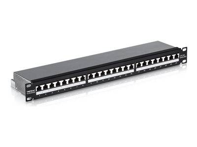 TRENDnet Patchpanel 24-Port Cat6A geschirmt 19 Multimedia-Technik Netzwerkzubehör