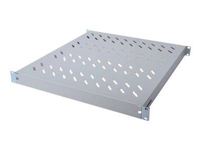 DIGITUS Fachboden 1HE 44x482x350-550mm bis 50kg grau v Multimedia-Technik für 19