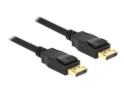 DELOCK Kabel DP 1.2 -> DP St/St 1.5m schwarz 4K 60Hz Multimedia-Technik Displayport-Kabel