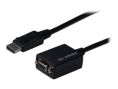 DIGITUS DisplayPortKabel DPort -> VGA St/Bu 0.15m bulk Multimedia-Technik Displayport-Kabel