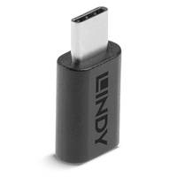 Lindy 41893 Kabeladapter USB 3.2 Type C Schwarz Adapter / Konverter USB