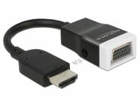 DELOCK HDMI Adapter A -> D-Sub15 St/Bu screwless +Audio +Kab Multimedia-Technik HDMI-Adapter