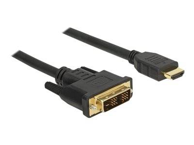 DELOCK Kabel DVI 18+1 St > HDMI-A St 3.0m schwarz Multimedia-Technik