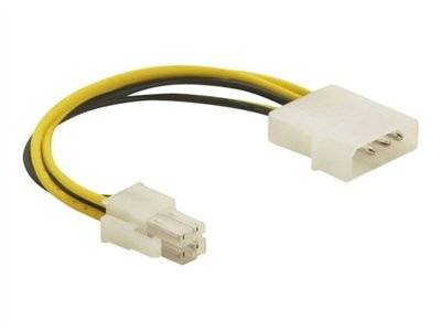 DELOCK Stromkabel P4 4pol -> Molex 4pin St/St 0.15m Multimedia-Technik