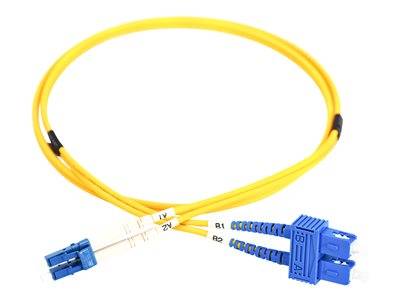 DIGITUS LWL Patchkabel LC -> SC 3.00m Singlemode Duplex OS2 Multimedia-Technik Lichtwellenleiterkab