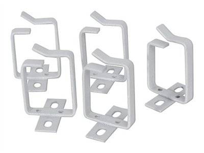 DIGITUS Kabelführungsbügel 1HE für 483mm 44x60mm grau 10Stk Multimedia-Technik 19 Zubehör