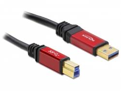 DELOCK USB3.0 Kabel A -> B St/St 5.00m Premium Multimedia-Technik Druckerkabel