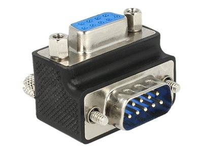 DELOCK Adapter D-Sub9 -> St/Bu 270° Schrauben tauschb Multimedia-Technik