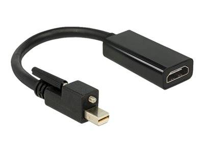 DELOCK Displayport Adapter mini DP -> HDMI St/Bu 4K +Schr Multimedia-Technik Displayport-Adapter