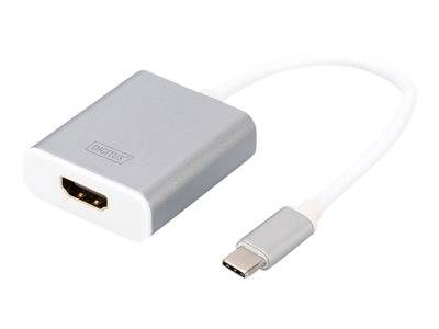 DIGITUS Adapter USB3.0/C -> HDMI 4K silb./weiß AG9310 / Konverter USB