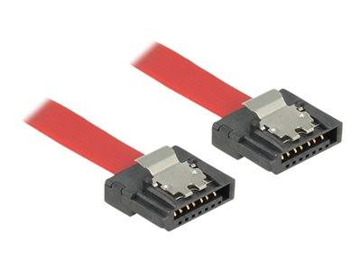 DELOCK SATA-Kabel SATA III -> St/St 0.3m FLEXI rot Multimedia-Technik Sata-Kabel