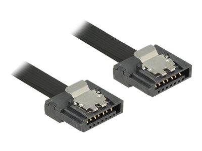DELOCK SATA-Kabel SATA III -> St/St 0.20m FLEXI schw Multimedia-Technik Sata-Kabel
