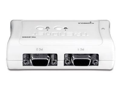 TRENDnet KVM 2-Port USB Switch Kit mit Audio Signalsteuerung KVM KVM Switches