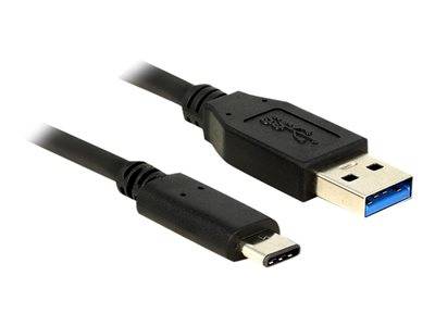 DELOCK USB3.1 Kabel C -> A St/St 0.50m schwarz Multimedia-Technik USB-Kabel