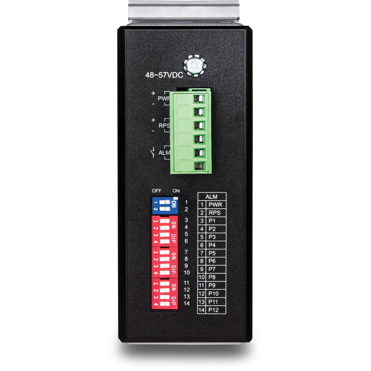 TRENDnet Industrie Switch 12 Port Gbit Manag.L2+ PoE+ Metall Multimedia-Technik Switche