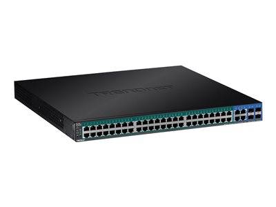 TRENDnet Switch 52-Port Gbit Web Smart PoE+ Multimedia-Technik Switche