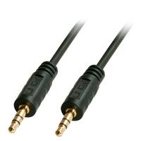 Lindy 35641 Audio-Kabel 1 m 3.5mm Schwarz Multimedia-Technik Audiokabel