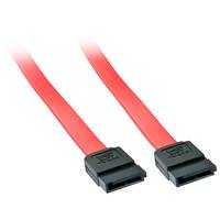 Lindy 33324 SATA-Kabel 0,5 m Schwarz, Rot Multimedia-Technik Sata-Kabel