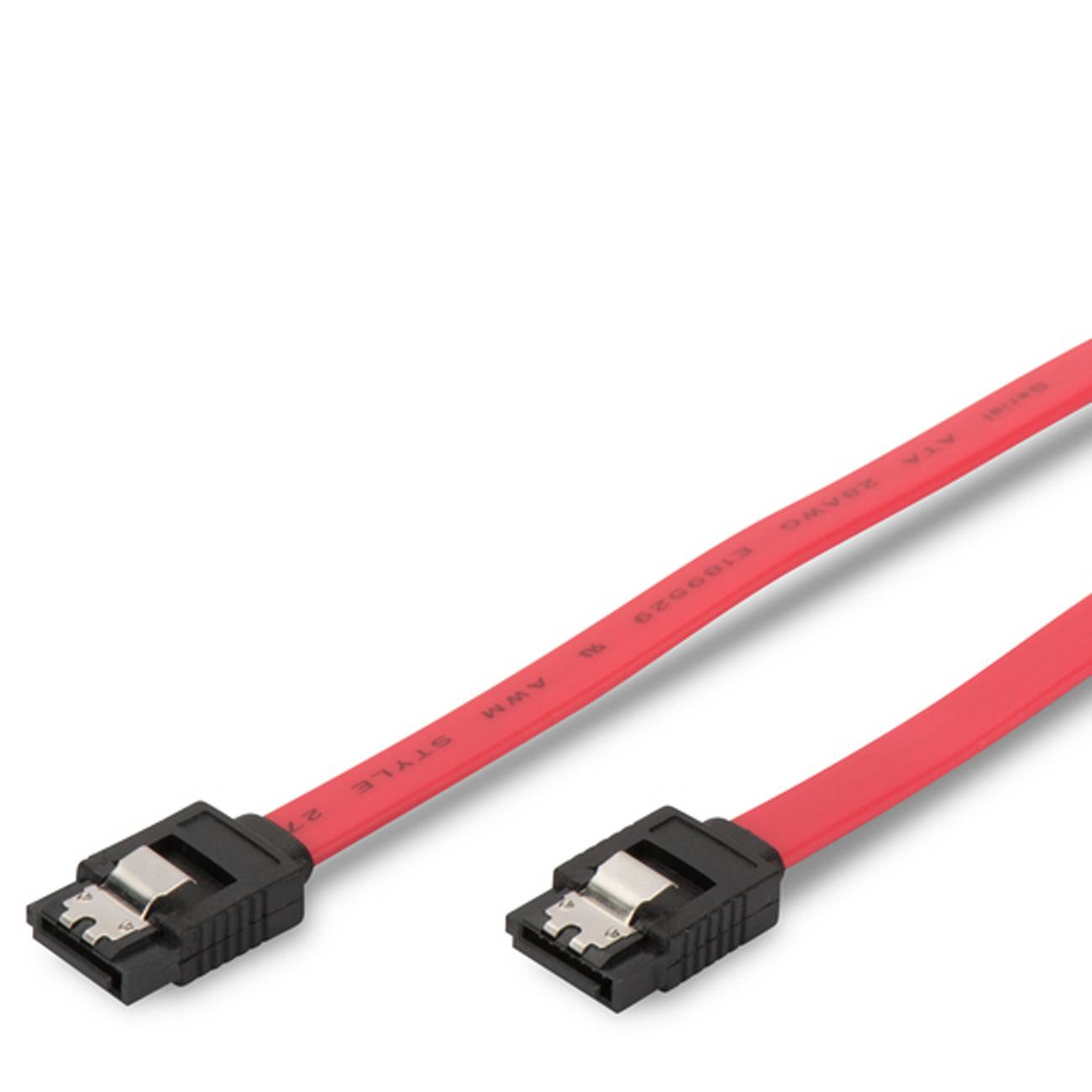 DIGITUS SATA Anschlussk. L-Typ Bu/Bu 0,3m SATAII/III gerade Polybeutel Multimedia-Technik Sata-Kabel