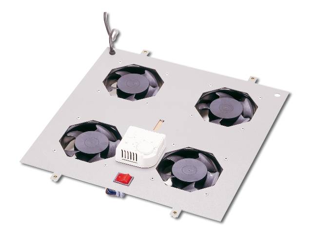 DIGITUS Dachlüftereinheit Unique/Dynamic 4 Lüfter grau Multimedia-Technik 19 Zubehör