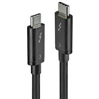 Lindy 41555 USB Kabel USB 3.2 Gen 1 (3.1 Gen 1) 0,5 m USB C Schwarz Multimedia-Technik Thunderbolt